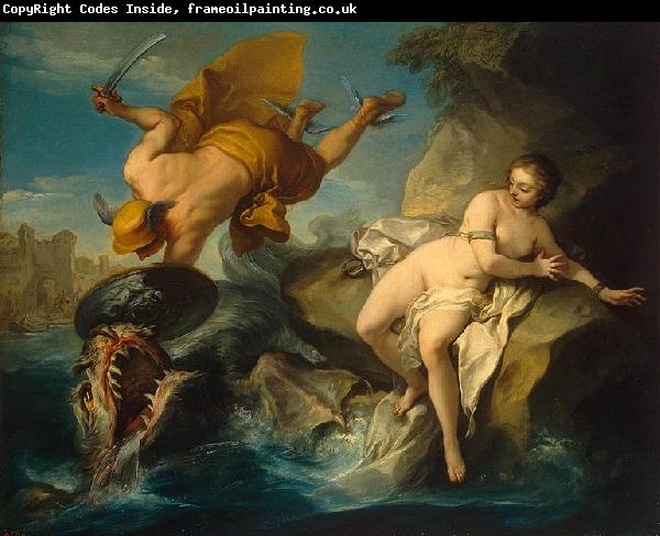 Charles-Amedee-Philippe van Loo Perseus and Andromeda